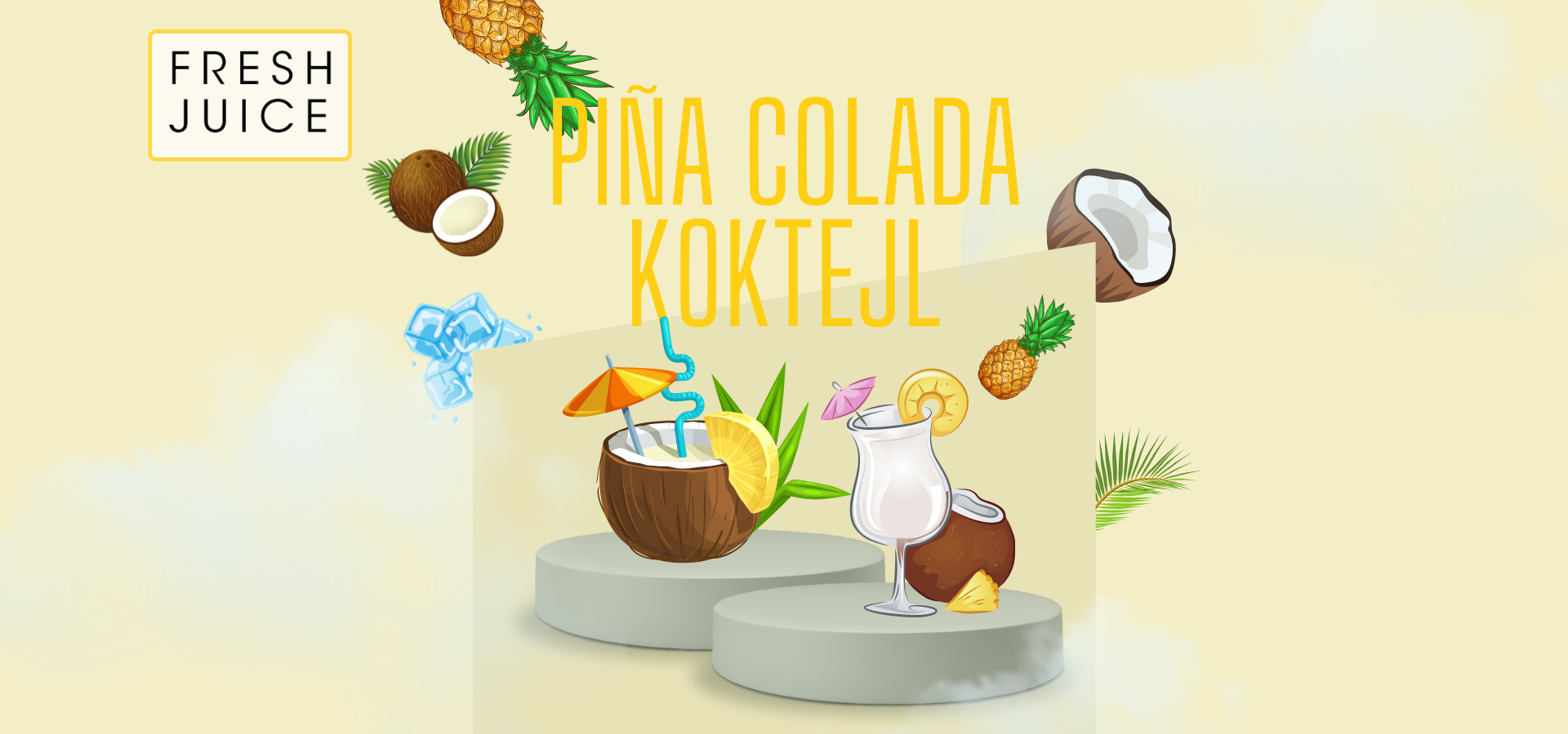 Piña Colada koktejl - blendio™